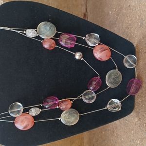 NY multi tiered necklace